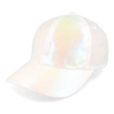 Kangol - Vit adjustable Keps - Foiled Bb Moonstone Adjustable @ Hatstore