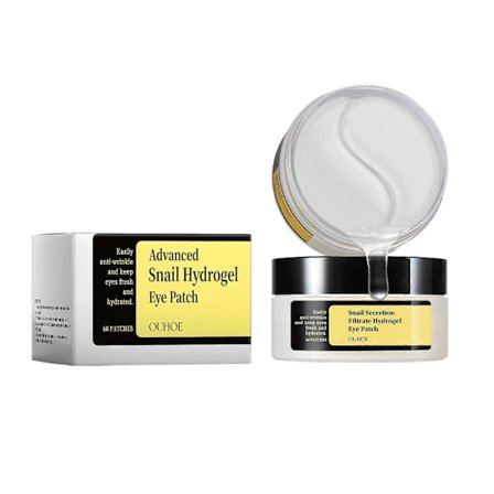 Snail Liquid Eye - Fuktighetsgivende, Oppstrammende Anti-rynkebehandling for Ungdommelige Øyne - 60 Patches