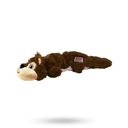 KONG - Kong Scrunch Knots Squirrel - MJUK HUNDLEKSAK MED PIP - Hundleksaker