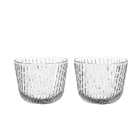 Marimekko SYKSY TUMBLER 2,0 DL 2 PCS Kök & matlagning Unisex Transparant 6,6x8,4 cm