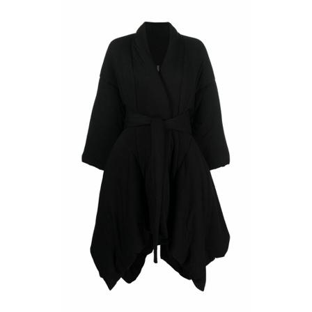 Rick Owens, Belted Coats Zwart, Dames, Maat:S