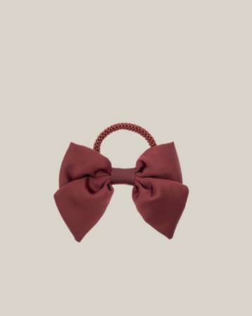 Dark Department Satin Bow Hair Tie Punainen Asusteet Tytöt - Kids Brand Store