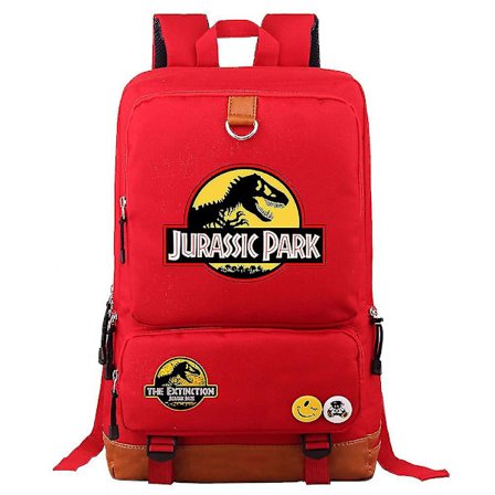 Jurassic World & Park Rygsæk: Holdbar Laptop Rejsetaske - Rygsæk, Messenger, Skoletaske med Skulderstropper til Figurer & Skoleartikler