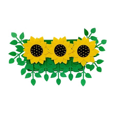 Auringonkukkaistutuspussi Huopa Kukka Kasvi Kasvaa Ruukku Kasvit Säiliö Sisä- Ja Ulkokäyttöön Piha Puutarha Taimitarha Ruukut