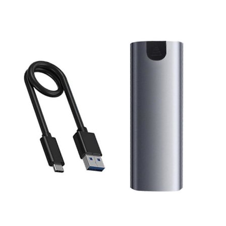 NVME til USB 3.1 kabinettadapter 5 Gbps/10 Gbps M-Key B-Key B+M Key-kompatibel Enkel installasjon