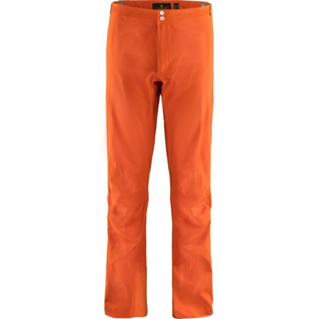 Fjällräven Men's Bergtagen Lite Eco-Shell Hose in Hokkaido Orange/Orange | Size: 48