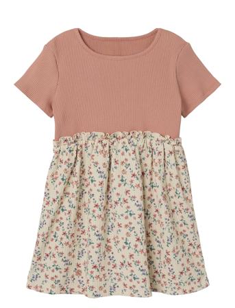 Nmfjopea Ss Dress Dresses & Skirts Dresses Casual Dresses Short-sleeved Casual Dresses Pink Name It