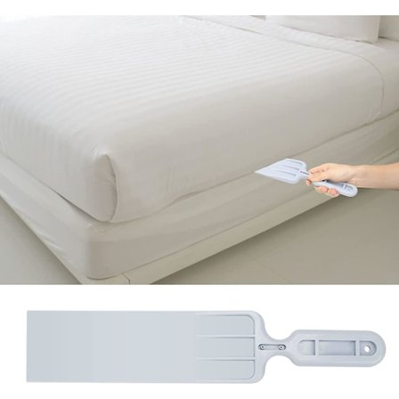 Verktyg för att stoppa in lakan, madrasslyftare för att byta lakan, lakanbytare, sängklädesfixare, fixerar lakan i madrassen snyggt och enkelt