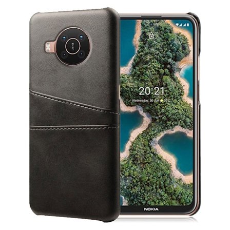 Nokia X10 / Nokia X20 skal med korthållare - Svart