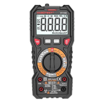 HT118A/C/D Högprecisions Professionell Digital Multimeter med Dubbel Bakgrundsbelysning Automatisk Digital Di