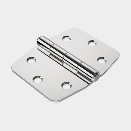 Lukenscharnier Roca, 74 x 60 mm, Edelstahl - Boot