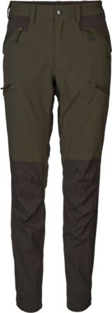 Seeland Larch Stretch Trouser Women Chocolate Torte Pine Green/