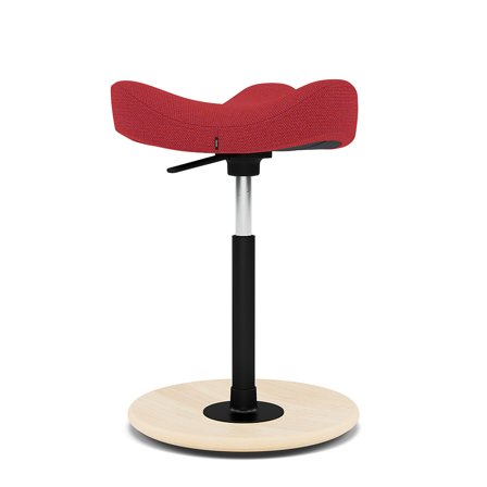 Varier Furniture Move - Red Wool - Natural base