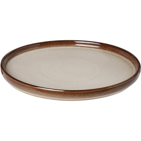 Aida Søholm Sonja lunchtallrik, 21 cm, brun | Dukning & Servering > Tallrikar > Frukosttallrik | Bagaren och Kocken