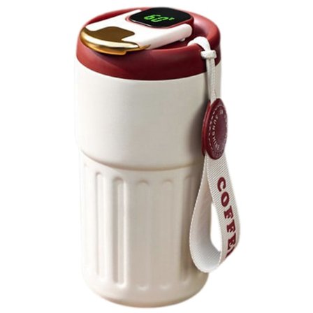 Isolert Reisekaffekopp Gjenbrukbar Lekkasjesikker Kaffekopp for Camping Piknik