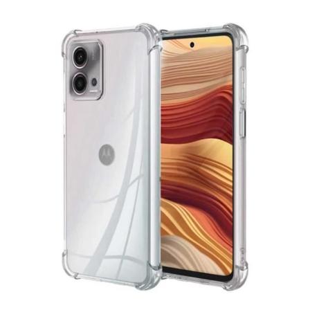 Ociodual TPU-skyddsfodral med förstärkta hörn för Motorola Edge 30 Fusion, genomskinlig stötfångare