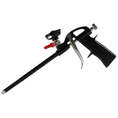 Profesjonell justerbar polyuretanskum pistol metall PU ekspanderende skumpistol tettingspistol med bryter ingen rengjøring for fylling tetting