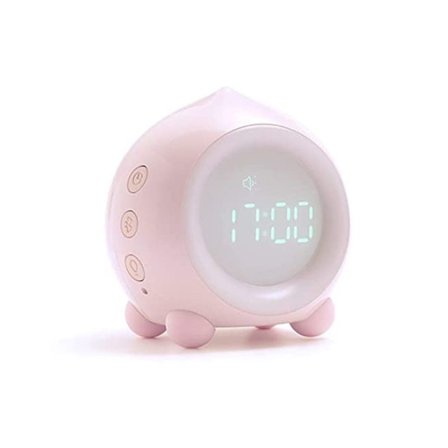 Barnens väckarklocka Luminous LED Digital nattlampa Intelligent USB Musik Luminous Kalender Barn Flicka Pojke Baby Odla till sömn