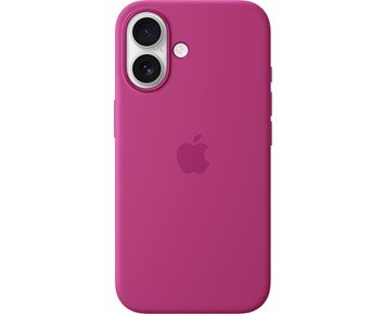 Apple-iPhone 16 Silicone Case with MagSafe - Fuchsia-Silikondeksel med MagSafe til iPhone 16 -Telecom accessories-Mobildeksler og lommebøker