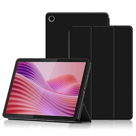 Etui til Lenovo Tab 10.1 (2025) PU Læder TPU Bagside Trifold Stand Tablet Cover