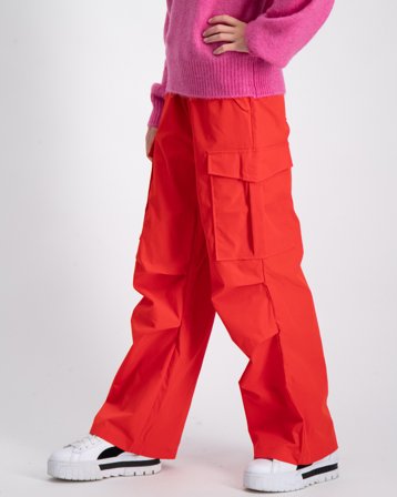 D-XEL CARGO PANTS Rouge Pantalons Fille - Kids Brand Store