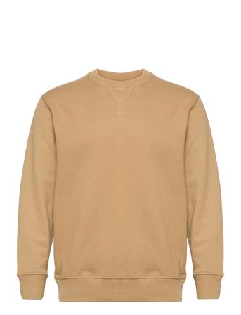 Slhjason340 Crew Neck Sweat S Sweat-shirt Tröja Brun Selected Homme
