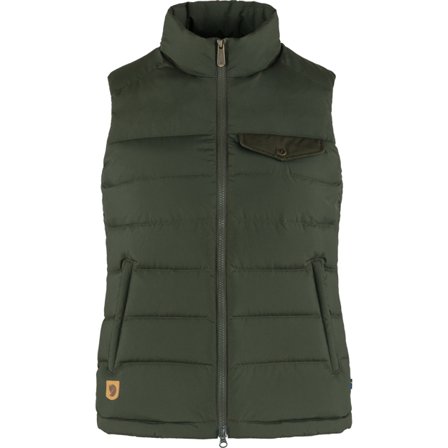 Fjällräven Greenland Down Liner Vest XXS - female - Deep Forest/Grønn - Winter Jakkes