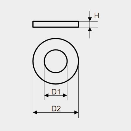 Seldén WASHER ø37/21-3 ST (164-421)