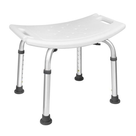 YRHOME Säädettävä Suihkupenkki Liukumaton Suihkuapuväline Vankka Suihkuistuin