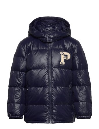 Ralph Lauren Kids | Glossed Hooded Down Jacket | 117-123