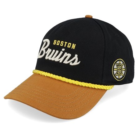 American Needle - Marrón adjustable Gorra - Boston Bruins Roscoe Black/Brown A-frame Adjustable @ Hatstore