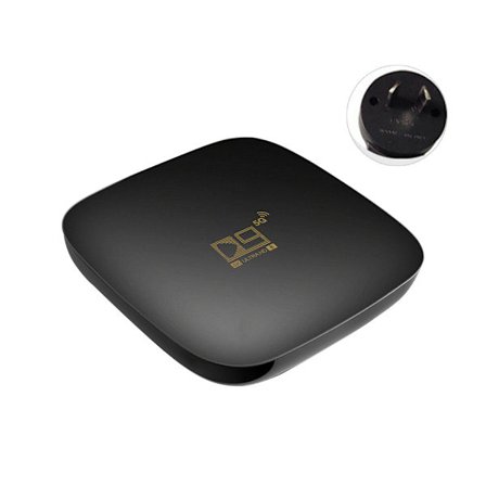 2GB+16GB Dual Channel D9 TV-box Wifi 2.4G&5G Bluetooth4.0 Android-kompatibel Set-top box Nätverksspelare