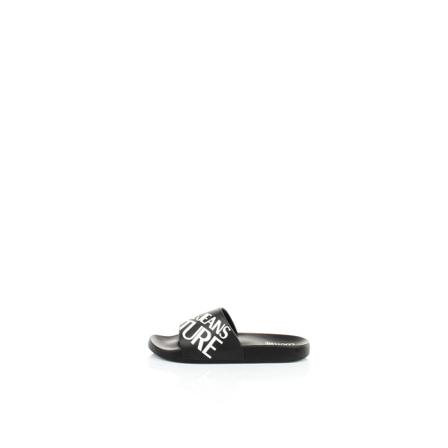 Versace Jeans Couture Slides With Logo Sort, Herre, Størrelse: 42 EU