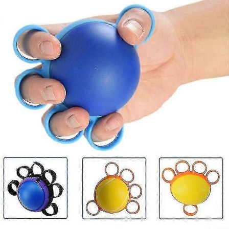 Håndterapi Grip Styrke Ball Strekker Finger Pow Fitness Arm Øvelse Muskel Relex Recovery Rehabilitering Utstyr
