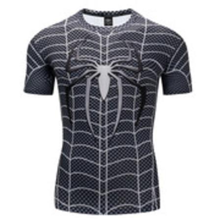 3D H m h kkimiehen Painettu Lyhythihainen Kompressiopaita Miehille Hengitt v Fitness V ri 2 2XL V ri 2 Color 2 2XL