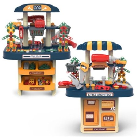 Barn Drill Skrue Mutter Puslespill Leker Låte Leke Verktøy Drill Demontering Montering Barn Drill 3D Puslespill Leker