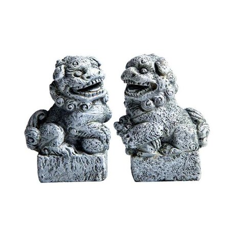 1 pari tyylikkäitä hartsi leijonapatsaita luova kodin sisustus sohvapöydän koriste pieni