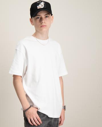 Jack & Jones URBAN EDGE TEE SS O-NECK Weiß T-Shirts Jungen - Kidsbrandstore