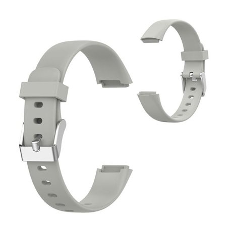 Fitbit Luxe klockarmband i silikon - Grå / Storlek: L