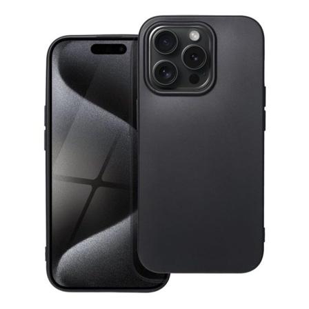 iPhone 15 Plus -puhelimen suojakuori Soft - Musta
