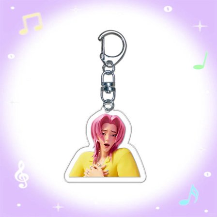 2 stk. K-POP Hunters Party Favors Nøkkelring Anime Nøkkelring Bursdag Jul Karneval Premier Partygaver for barn Partyartikler