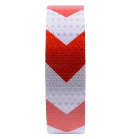 Turvallisuusvaroitusnauha Nuoli Heijastava nauha Hyvä näkyvyys