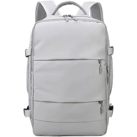 Campus Rygsæk - Laptop Rygsæk - Vandtæt og Tyverisikret - Stor Kapacitet - Unisex - Grå