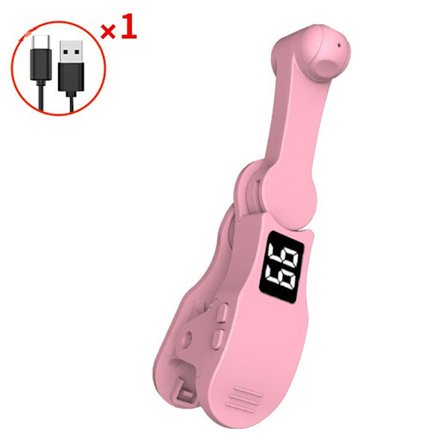 Automatisk skærmklikker til smartphone-spil og videostreaming-tapper med letvægtsstativ, lyserød