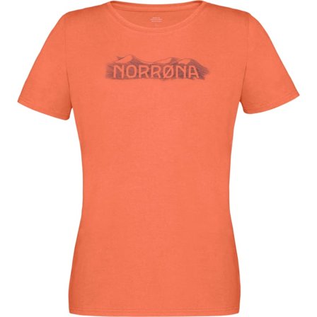 Norrøna Women's /29 Cotton Range T-shirt-2019 Women short-sleeved sweaters Orange XS
