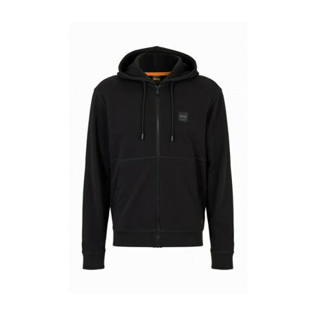 Hugo Boss Zetalky Zip Sweatshirt Sort, Herre Trøjer
