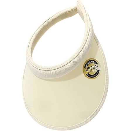 Solskjermhatt for kvinner | Bred brem solskjermhatt Justerbar golf solhette Bred brem sommer UV-beskyttelse