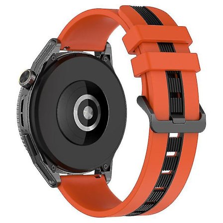 Sportband för Huawei Watch GT 3 SE/Watch GT, Dubbel 22mm klockarmband Andningsbart Mjukt Silikonarmband