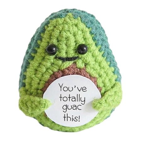 Söpöt emotionaaliset tuki Positiiviset nuket Kannustavat lahjat ystäville Juhlakoristeet Kannustus-Avokado D [DB]