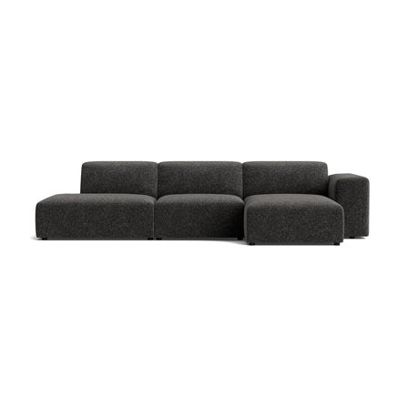 Soma chaiselong sofa, højrevendt | Open end - Genesis Antracit - 336x147x75 - Sofa, chaiselong